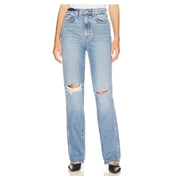 GRLFRND THE SARA SUPER HIGH‎ RISE SLIM STRAIGHT SIZE 26 - Picture 2 of 7